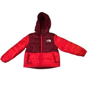 The North Face Puffer Sherpa Fleece Reversible Hooded Jacket Coat Boys Size XS